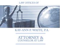 Law Offices of Kay-Ann P. Waite, P.A. image 4